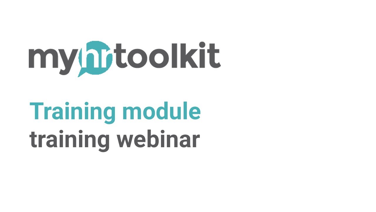 Module Webinar Training module training webinar - YouTube