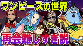 ジンベエの再登場は絶望的 ？ ワンピースの世界の再会できる確率を検証してみた ！ 【 ワンピース 】