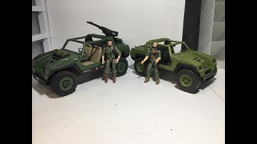 G.I. Joe VAMP review 1982 to 25th Anni. to RC customs