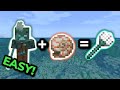 3 EASIEST WAYS TO GET TRIDENTS in Minecraft Bedrock (MCPE/Xbox/PS4/Nintendo Switch/Windows10)