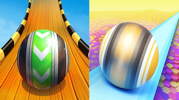 Sky Rolling Ball 3D VS Action Balls Android iOS Mobile Gameplay Walkthrough Level 171-175