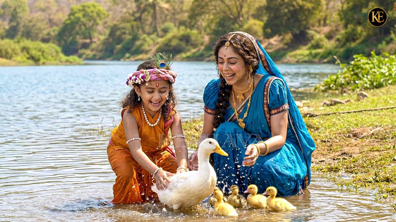 जब कान्हा की मस्ती बनी यशोदा मैया की खुशी || यशोमती मईया के नंदलाला || Shree Krishan leela ||