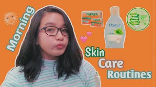 My SKIN CARE ROUTINE SIMPEL 🌞// Khysnaa Bhr