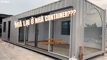 200 Triệu: Xây Nhà Hay Mua Nhà Container? | Nhà Container Đẹp Xứng Đáng Tiền Bỏ Ra| 0936889622