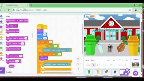 Tutorial Scratch Memilah Sampah