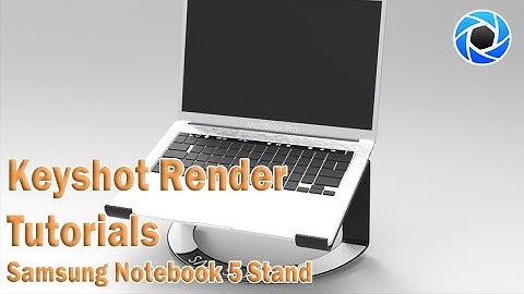 Best CAD Tutorial | Keyshot render for Samsung Notebook 5 Laptop stand | Keyshot tutorials