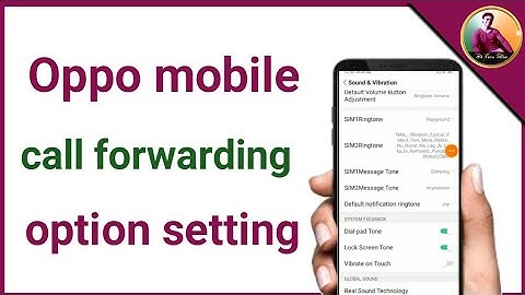 How to use call forwarding option setting in oppo A9 2020, activate Oppo phone call recording on