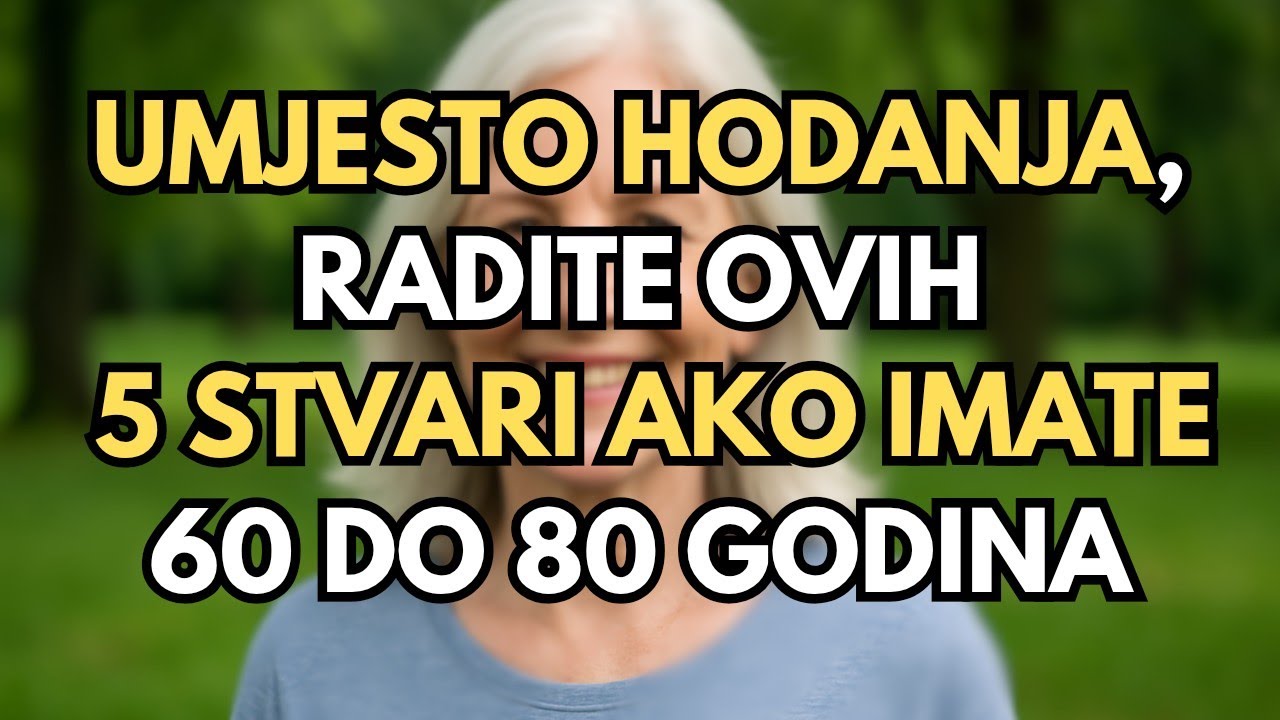 Ne možete više hodati kao prije? Ovih 5 navika će vas održati aktivnima