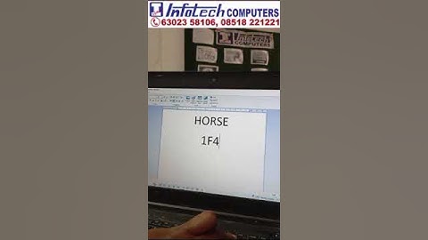 Create Horse Word Document | Infotech Computers Bhagya Nagar Kurnool 6302358106 #training
