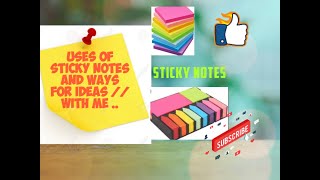 OPENING OF STICKY NOTES // WITH ME.
