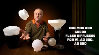 Magmod and Godox Modifiers for V1, Ad 200, Ad300 and flash on camera best modifier