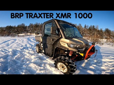 BRP TRAXTER XMR 1000 небольшой обзор- первые впечатления- Тест драйв покатушка 170 км