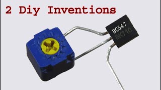 2 Simple Diy Inventions using BC547 Transistor and LDR