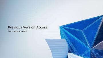 Previous Version Access in Autodesk Account