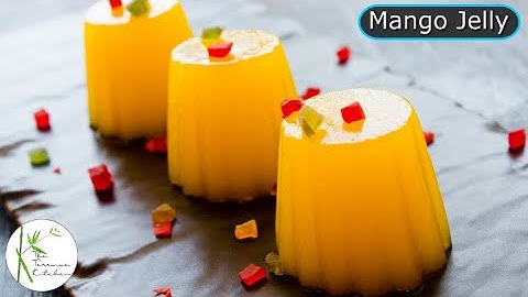 Vegetarian Mango Jelly Recipe | How to Make Mango Jelly at Home ~ Mango Delight S1 E8