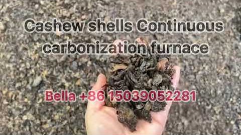 Cashew shell continuous carbonization furnace | charcoal making machine |Biochar pyrolysis equipment