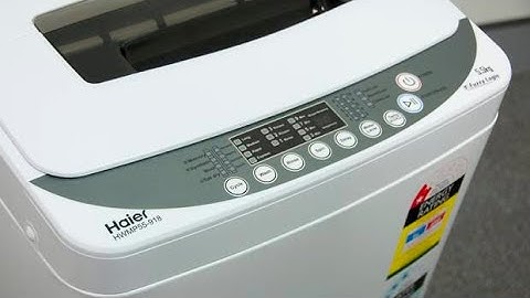 Haier HWMP Top Loader  Error Code E3