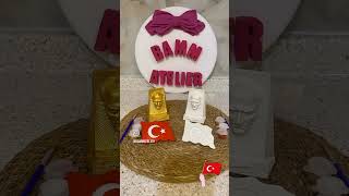 Taş tozu objelerimle artık sizlerleyim 🤗 #keşfet #keşfetteyiz #keşfetbeniöneçıkar #taştozuboyama