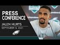 Jalen Hurts: Being Voted a Team Captain "Means the World" | Eagles Press Conference