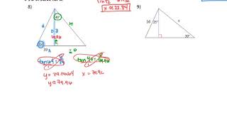 Unit 2 Trigonometry Practice Test #’s 1-16 Profile