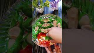 Food Plating Moments #4 | Matar Shape Momos ✨ #shorts #foodplating #momos