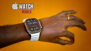 Apple Watch Ultra 2 Ocean Band white Unboxing : Review