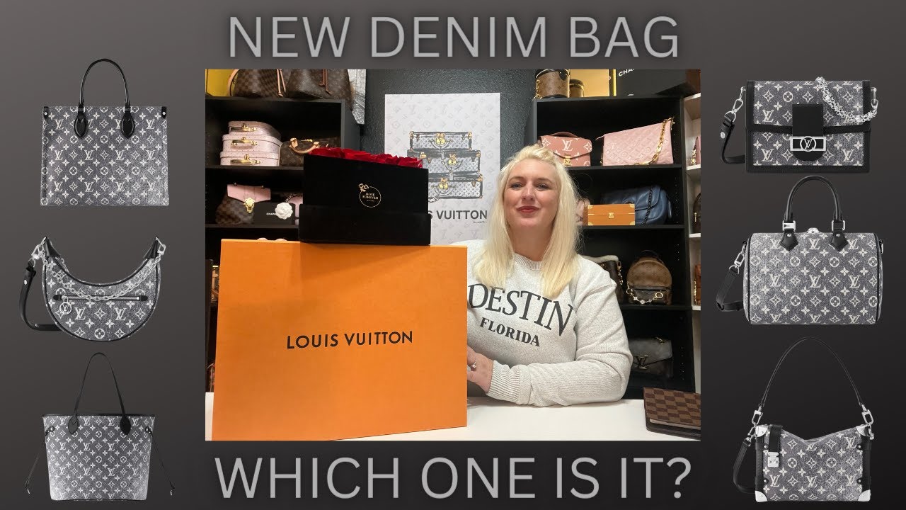 LV NEW RELEASE OF THE DENIM BAG! SPEEDY 25 B! CRUISE 2023