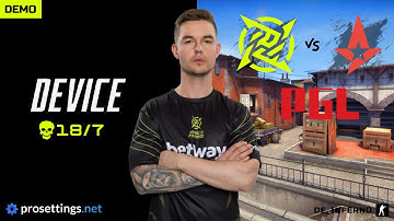 NIP device (18/8/7) vs Astralis - de_inferno - 16-1 - POV DEMO & SETTINGS