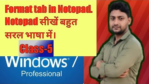 Format tab in Notepad || Learn word wrap,  Font, View tab, status bar, Help.
