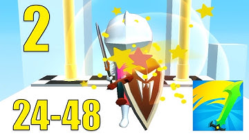 Sword Play! - Walkthrough Part 2 All Levels 24-48 Max Level (Android, iOS) Gameplay Solution