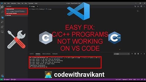 User Input C Program not working in VSCode |   #clanguage  | FIX: C/C++ VSCode not working