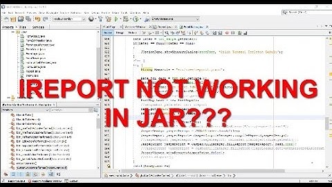 Solved! Ireport Not Working In Jar - Netbeans Tutorial