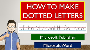 HOW TO MAKE DOTTED LETTERS - TRACING ACTIVITY  ( WITH BLUE RED BLUE LINES )
