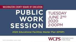 Public Work Session | June 2, 2020 | 2:00PM