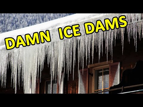 How to Remove❄ICE❄ DAM ❄with only Hot Water, Pet 🐶🐱Friendly - No Chemicals - Easy to DIY