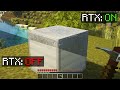 realistic RTX shaders in minecraft