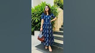 Indigo kurti designs | simple kurti design | office wear kurti designs