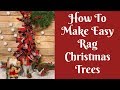 Christmas Crafts: Easy Rag Christmas Tree