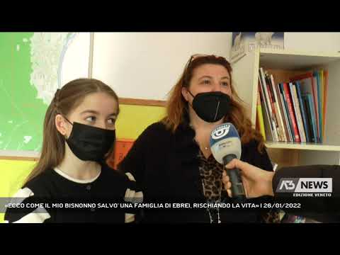 «ECCO COME IL MIO BISNONNO SALVO' UNA FAMIGLIA DI EBREI, RISCHIANDO LA VITA» | 26/01/2022