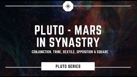 Pluto Mars Aspects Synastry (trine, conjunction, opposition, square, sextile) -