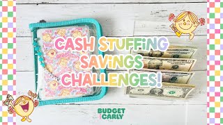 Cash Stuffing Savings Challenges! | Saving $300 | Budgeting & Saving Money in a FUN Way!