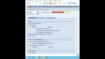 Repetitive Manufacturing config and master data part 1 #s4hana #saptraining #manufacturing