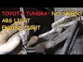 Toyota Tundra: No Speedometer / P0500 / ABS Light On