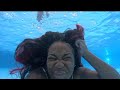 TESTING THIS NEW WATERPROOF LACE ADHESIVE | UNDERWATER 4K | NEW HOLD ME DOWN ADHESIVE SPORT ERICKA J