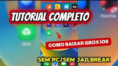 COMO BAIXAR #gbox IOS / #tutorial Completo - Sem JAILBREAK - Sem Pc / #gbox #gboxios 