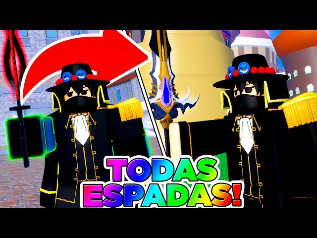 MASTERIZEI TODAS AS ESPADAS DO SEA 1 EM UM UNICO VIDEO NO BLOX