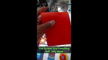 Lcd Screen Oca Punching Jelly Mate || Copy Screen Punching without risk#Shorts#Screen#Repair