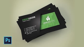 Business card design in Photoshop CC | Business Card Tutorials