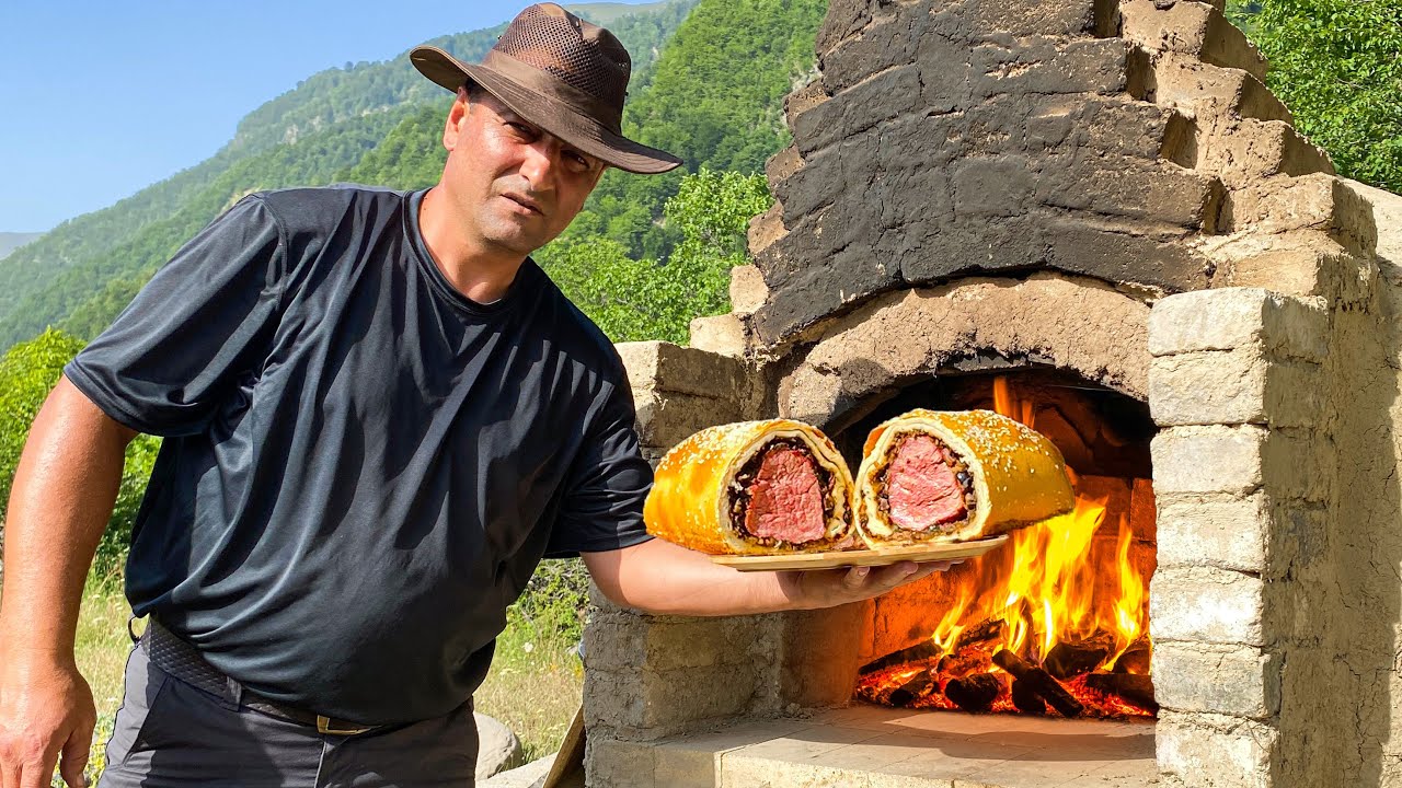 RECIPE FOR JUICY WELLINGTON BEEF IN A REAL OVEN! RELAXING COOKING
