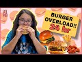 I EAT BURGERS FOR 24 HOURS | Friggys, Burger Republic & American Burger